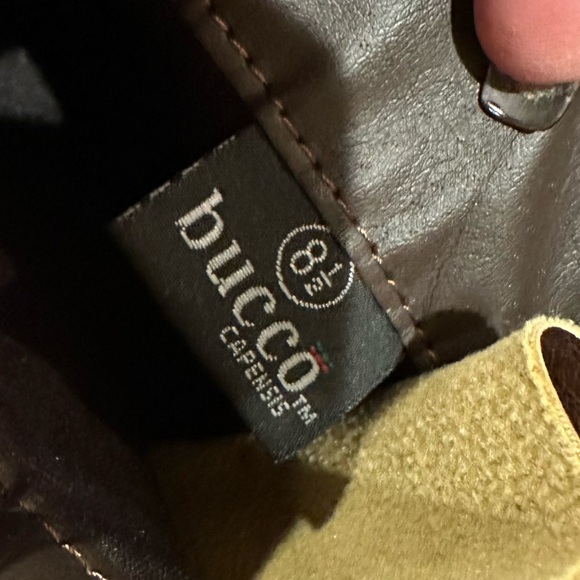 EUC Bucco Capensis 8.5 brown riding fashion boots flat heel below the knee zip - Picture 6 of 6